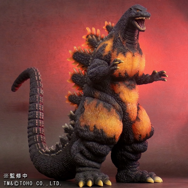 PRE Toho 30cm Series Godzilla X-PLUS Limited in Japan 1995 Burning Clear Ver 