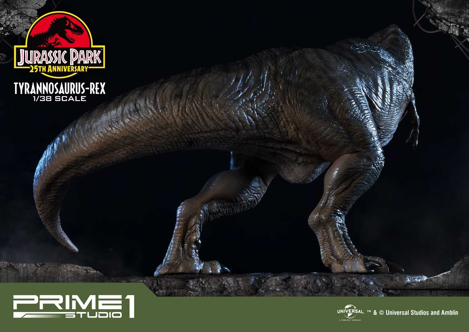 Prime 1 Studio 1/38 PCFJP-01 02 Jurassic Park Tyrannosaurus Rex & Triceratops 