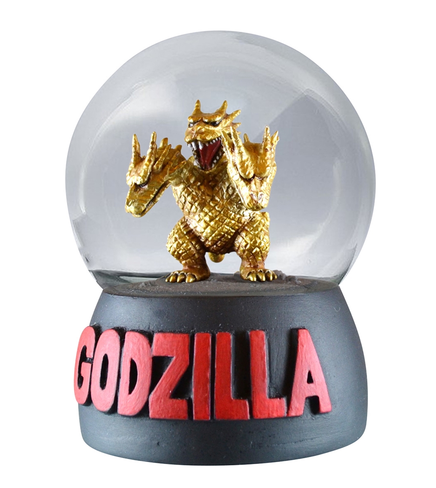 Folcart Godzilla 2020 Snow Globe King Ghidorah Dome Figure Statue Doll Ornament 
