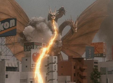 The Xians remove Godzilla and Rodan from Earth (from Monster Zero)