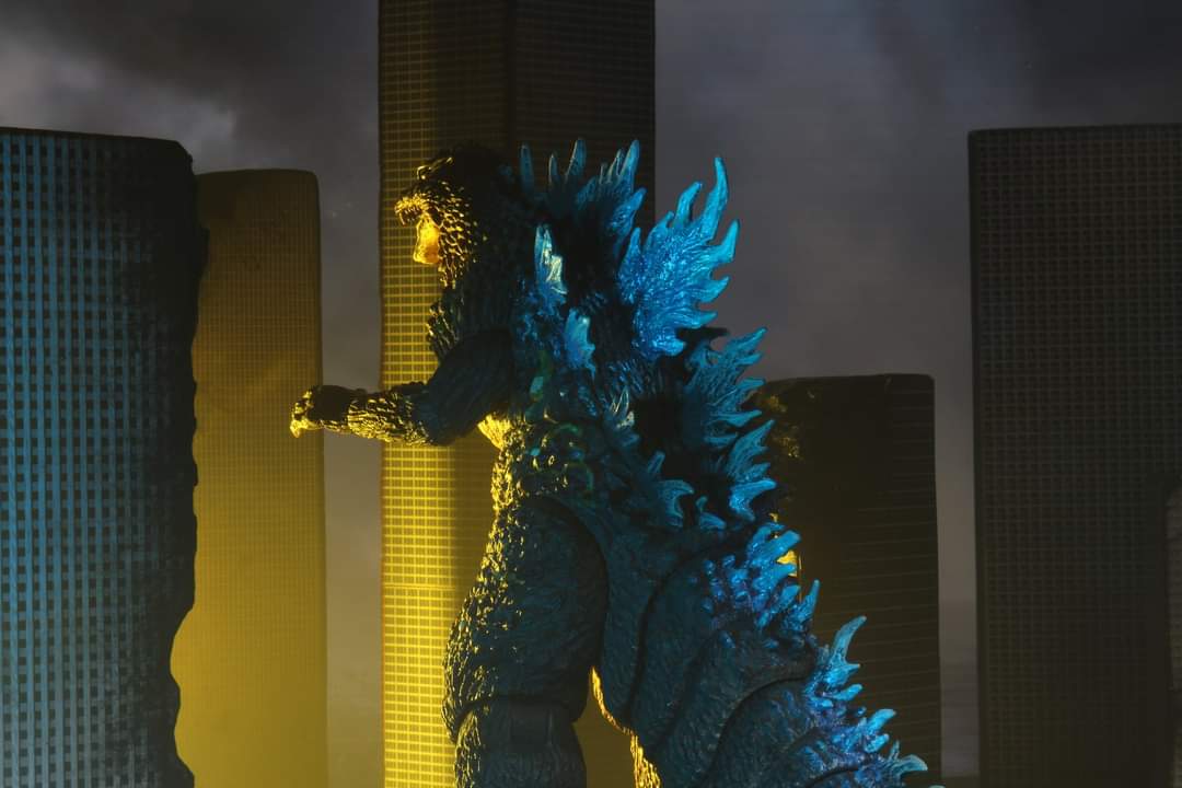 Godzilla Hyper Maser Blast 30cm da testa a coda Action Figure Movie 2003 NECA 