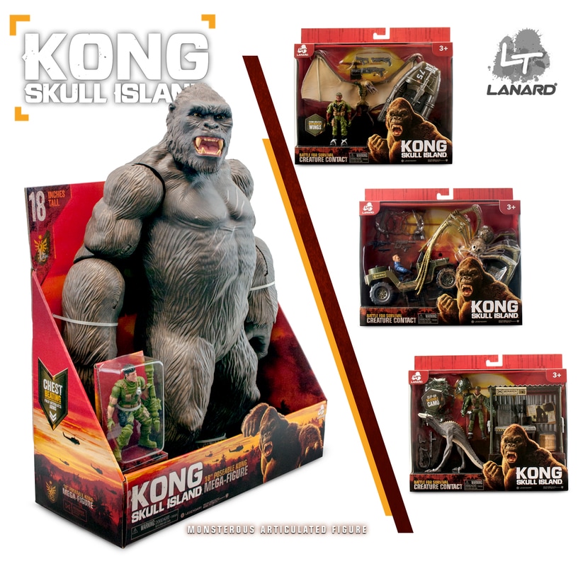 Kong Skull Island 46cm Mega King Kong Action Figure Toy Fun Play Game For Kids 