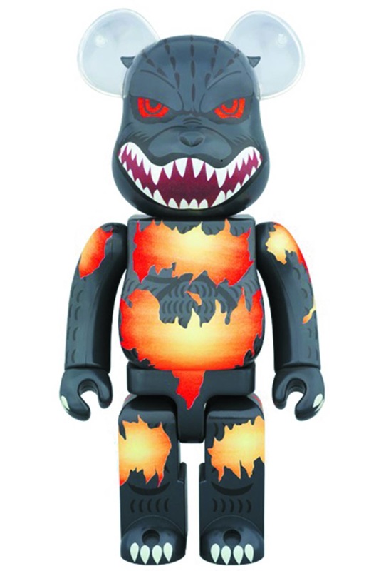 Bearbrick Godzilla DesGodzilla Burning Version - Kaiju Battle