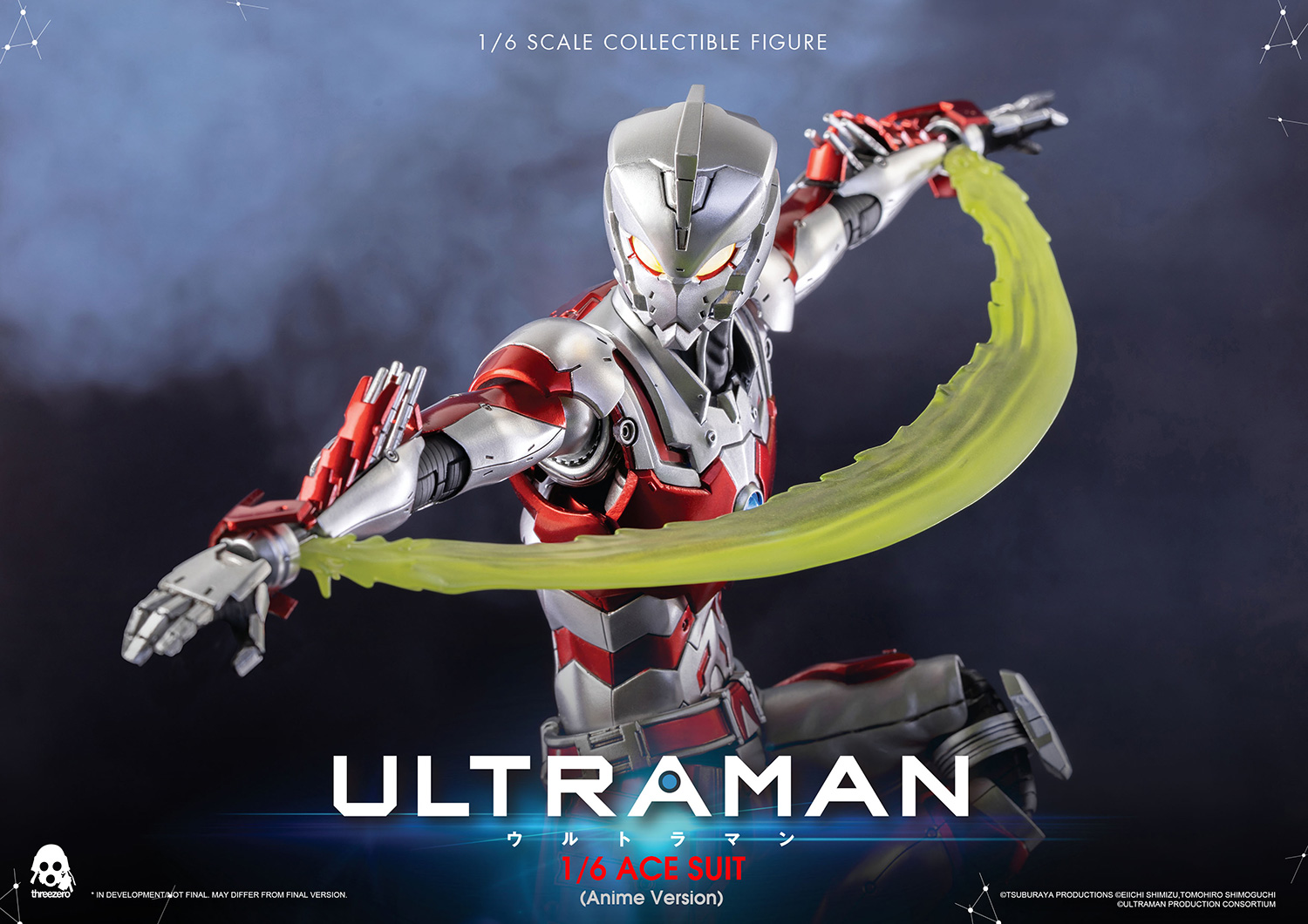 Threezero 1/6 Scale Ultraman Ace Suit Anime Version Figure - Kaiju