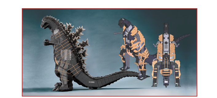 DeAGOSTINI Weekly Make Godzilla remote control figure model 1/87 scale 60cm No45 